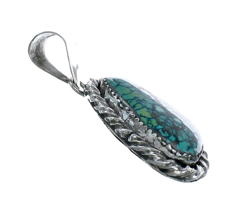 Navajo Native American Turquoise Sterling Silver Pendant SN20065